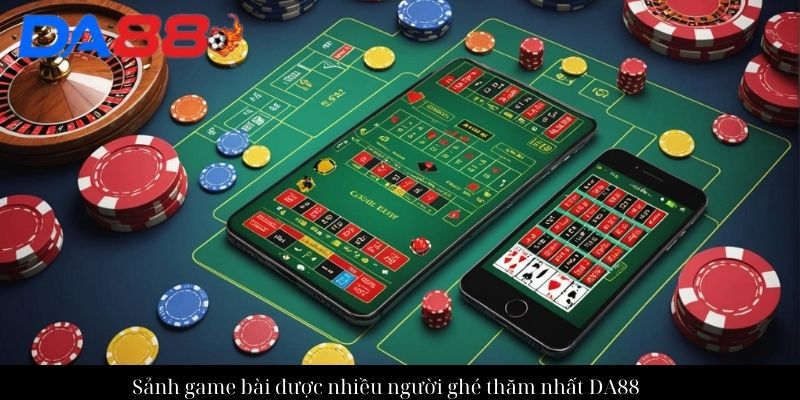 Sảnh game bài được nhiều người ghé thăm nhất DA88